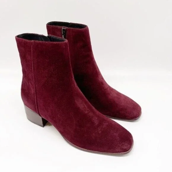 RAG & BONE Aslen Leather Boot in Merlot